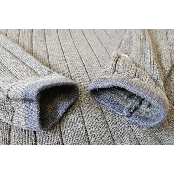 Columbia Sweater Mens Large Gray Pullover Sweatshirt Outdoors Adult 100% Cotton - Picture 4 of 10